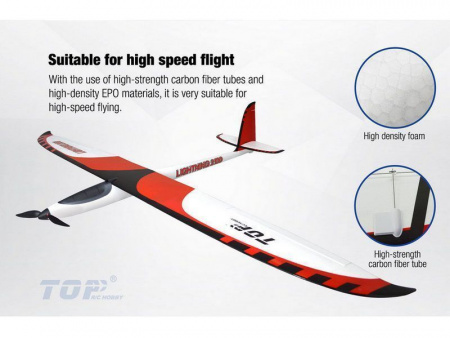 Фото Радиоуправляемый планер Top RC Lightning 2100 (Propeller Power System) 2100мм KIT | Инномарт