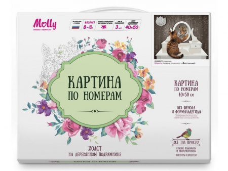 Фото Картина по номерам 40х50 Отражение (24 цвета) | Инномарт