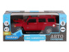 Фото Машина "АВТОПАНОРАМА" Hummer H3, красный, 1/24, свет, звук, в/к 24,5*12,5*10,5 см | Инномарт