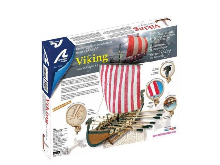 Фото Сборная деревянная модель корабля Artesania Latina NEW VIKING, 1/75 | Инномарт