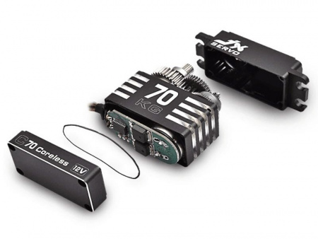 Фото Сервомашинка цифровая JX Servo C70 (87г/72/0.08/12.0V) Full metal | Инномарт