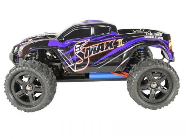Радиоуправляемый монстр Remo Hobby SMAX V2.0 (синий) 4WD 2.4G 1/16 RTR | Инномарт