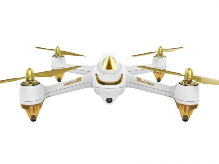 Фото Р/У квадрокоптер Hubsan X4 GPS, FHD + FPV, автовозврат, удержание, следуй за мной, 2.4G (белый) | Инномарт
