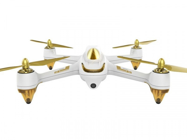 Р/У квадрокоптер Hubsan X4 GPS, FHD + FPV, автовозврат, удержание, следуй за мной, 2.4G (белый) | Инномарт