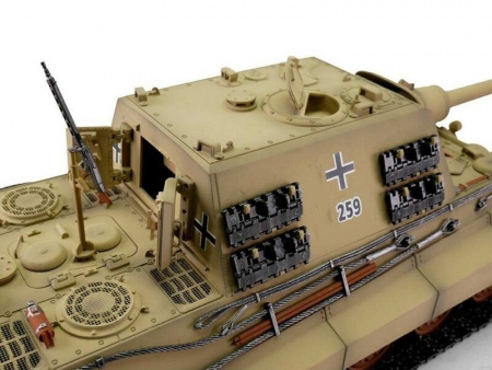 Фото Радиоуправляемый танк Torro Jagdtiger (Metal Edition) 1/16, ИК-пушка V3.0 2.4G RTR | Инномарт