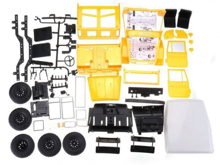 Фото Радиоуправляемая машина WPL японский внедорожник FJ40 (желтая) 4WD 2.4G 1/16 KIT | Инномарт