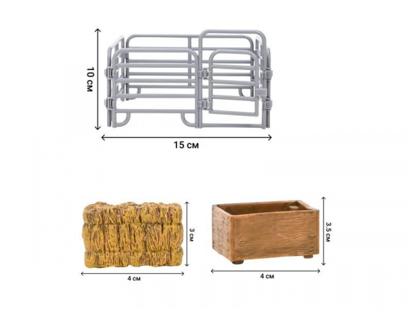 Игрушки фигурки MASAI MARA ММ205-027 в наборе серии "На ферме", 8 пр. | Инномарт
