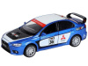 Фото Машина "АВТОПАНОРАМА" Mitsubishi Lancer Evolution, 1/32, синий, свет, звук, в/к 18*9*13,5 см | Инномарт