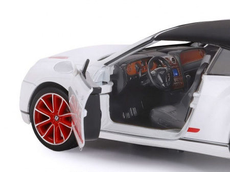 Фото Машина "АВТОПАНОРАМА" Bentley Continental Supersports ISR, белый, 1/24, в/к 24,5*12,5*10,5 см | Инномарт