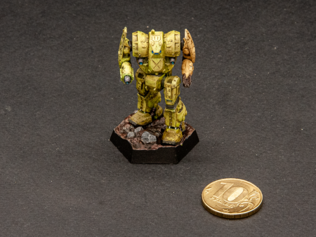 Фото Сборная модель Red Iron Models Миниатюра для настольных игр боевой робот «Грозный», 1/285 | Инномарт