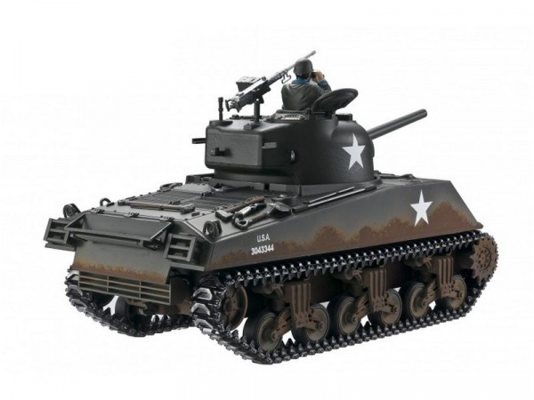 Р/У танк Torro Sherman M4A3, 1/16 2.4G, ИК-пушка, деревянная коробка | Инномарт