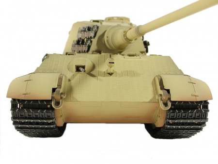 Фото Радиоуправляемый танк Torro King Tiger, башня Henschel (Metal Edition) 1/16, ИК-пушка V3.0 2.4G RTR | Инномарт