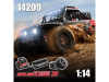 Фото Радиоуправляемый монстр MJX Hyper Go 14209 Brushless 4WD 2.4G LED 1/14 RTR | Инномарт
