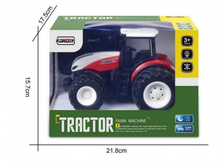Фото Р/У фермерский трактор Korody, широкие колеса 1/24 2.4G 6CH RTR | Инномарт