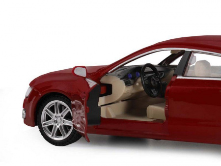 Фото Машина "АВТОПАНОРАМА" Audi A7, красный, 1/24, свет, звук, в/к 24,5*12,5*10,5 см | Инномарт