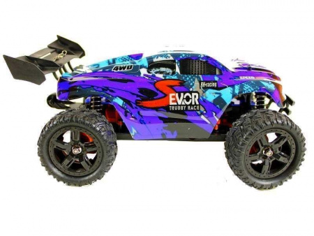 Фото Радиоуправляемая трагги Remo Hobby S EVO-R Brushless UPGRADE (синяя) 4WD 2.4G 1/16 RTR | Инномарт