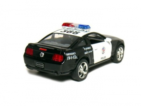 Фото Машина Kinsmart 1:38 FORD Mustang GT Police инерция (1/12шт.) б/к | Инномарт