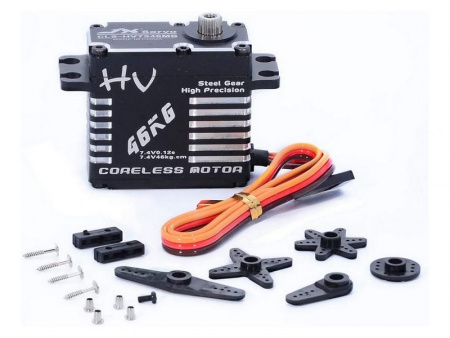 Фото Сервомашинка цифровая JX Servo CLS-HV7346MG (73г/46.9/0.12/7.4V) бесколлекторная, Full metal | Инномарт