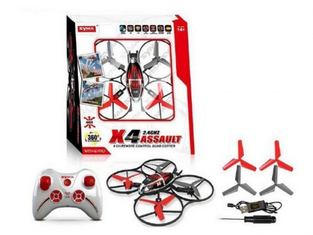 Фото Р/У квадрокоптер Syma X4 Assault 2.4G 6-AXIS RTF | Инномарт