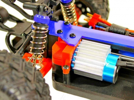 Фото Радиоуправляемая трагги Remo Hobby S EVO-R Brushless UPGRADE (синяя) 4WD 2.4G 1/16 RTR | Инномарт
