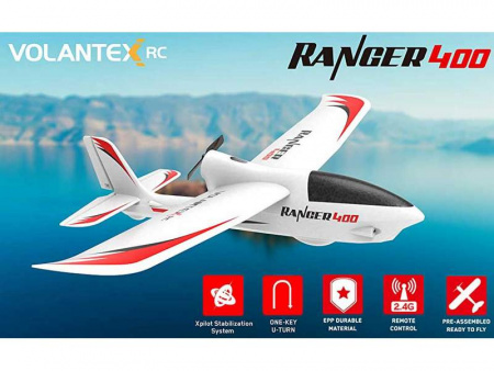 Фото Радиоуправляемый самолет Volantex RC Ranger 400мм 2.4G LiPo RTF with Gyro | Инномарт