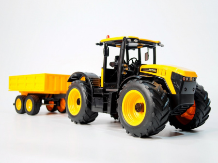 Фото Радиоуправляемый фермерский трактор с прицепом Double Eagle JCB Fastrac 4220 1/16 2.4G RTR | Инномарт