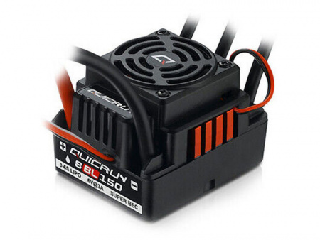 Фото Бесколлекторный бессенсорный регулятор Hobbywing QuicRun-WP-8BL150-V2-CTP (150A-1080A, 1/8) | Инномарт