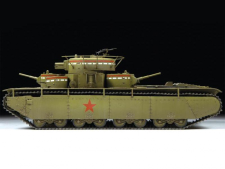 Фото Сборная модель ZVEZDA Советский тяжелый танк Т-35, 1/35 | Инномарт