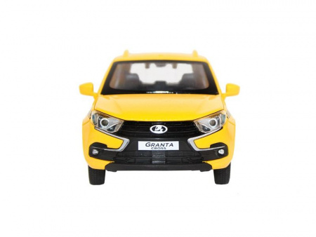 Фото Машина "АВТОПАНОРАМА" LADA GRANTA CROSS "ТАКСИ", желтый, 1/24, свет, звук, в/к 24,5*12,5*10,5 см | Инномарт