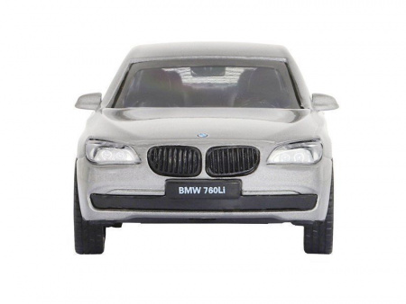 Фото Машина "АВТОПАНОРАМА" BMW 760 LI, серебряный, 1/46, инерция, в/к 17,5*12,5*6,5 см | Инномарт