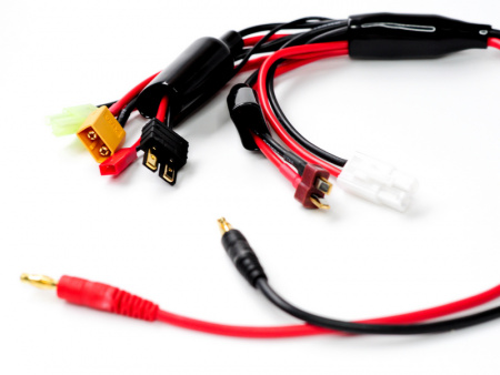 Фото Кабель для зарядного устройства Banana - TRX/Tamiya/JST/T-plug/Mini Tamiya/XT60 | Инномарт