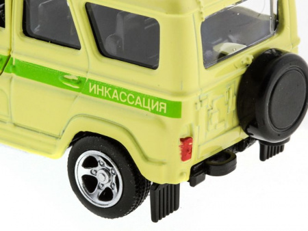 Фото Машина "АВТОПАНОРАМА" инерц. УАЗ (инкассация) 1/50, в/к 12*7*5,5 см | Инномарт