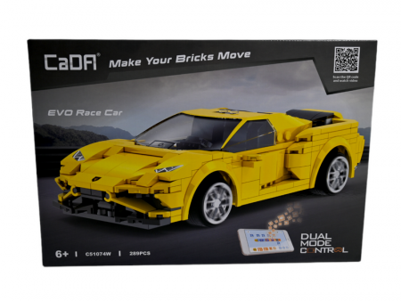 Фото Радиоуправляемый конструктор CaDA спортивный автомобиль EVO Race Car (289 деталей) | Инномарт
