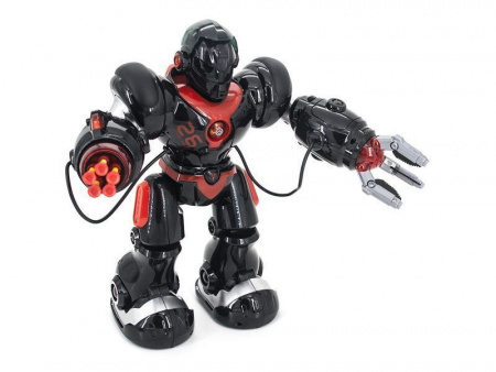 Фото ИК робот AMWELL 7088 Robocop, звук, свет, танцы, сенсор, стреляет снарядами | Инномарт