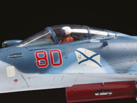 Фото Сборная модель ZVEZDA Российский палубный истребитель Су-33, 1/72 | Инномарт
