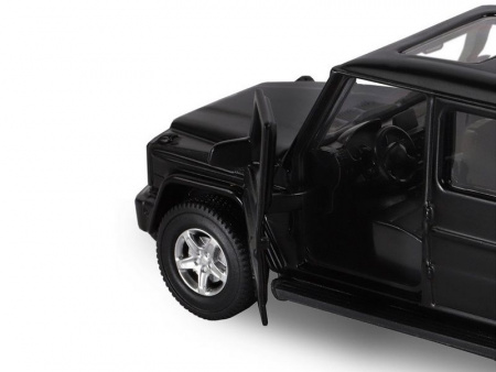 Фото Машина "АВТОПАНОРАМА" Mercedes-Benz G350d, черный, 1/42, инерция, откр. двери, в/к 17,5*12,5*6,5 см | Инномарт