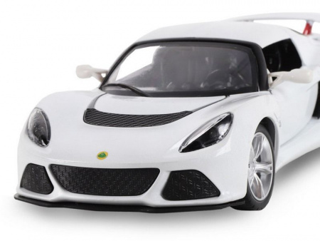 Фото Машина "АВТОПАНОРАМА" Lotus Exige S, белый, 1/22, свет, звук, в/к 24,5*12,5*10,5 см | Инномарт