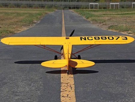Фото Радиоуправляемый самолет Top RC J3 желтый 1400мм KIT | Инномарт