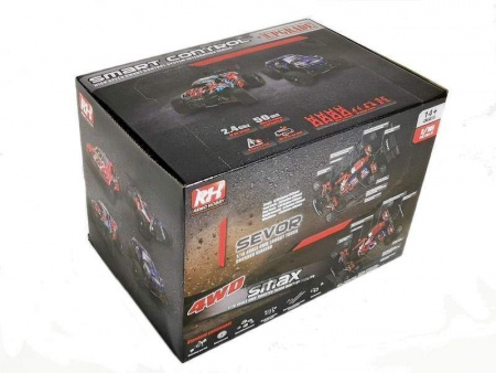 Фото Радиоуправляемая трагги Remo Hobby S EVO-R (красный) 4WD 2.4G 1/16 RTR | Инномарт