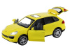 Фото Машина "АВТОПАНОРАМА" Porsche Cayenne S, желтый, 1/32, свет, звук, инерция, в/к 17,5*13,5*9 см | Инномарт