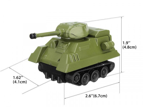 Танк GOLD LIGHT TOYS 777-006, сенсор, едет по линии | Инномарт