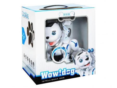 Фото Радиоуправляемая робот-собака LENENG TOYS K10 Wow!Dog звук, свет, танцы, сенсор | Инномарт