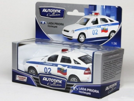 Фото Машина Autotime "LADA PRIORA" полиция 1:36 | Инномарт