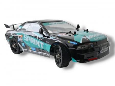 Фото Радиоуправляемая машина для дрифта Remo Hobby RACING & DRIFT (черно-зеленая) 4WD 2.4G 1/14 RTR | Инномарт