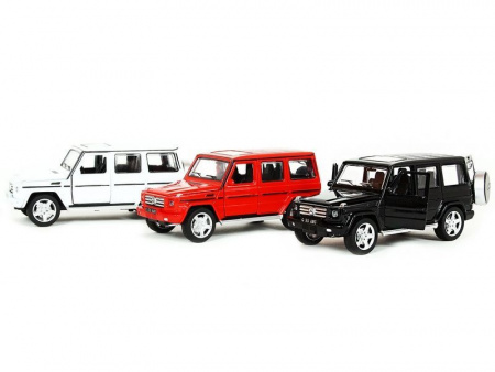 Фото Машина MZ Mercedes G55 25074C 1/32 музыка, свет, инерция 15см (1/6шт) б/к | Инномарт