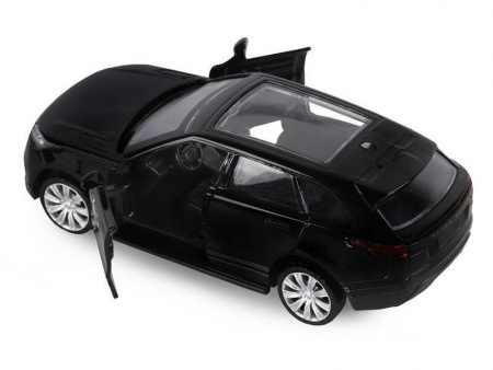 Фото Машина "АВТОПАНОРАМА" Land Rover Range Rover Velar, черный, 1/42, инерция, в/к 17,5*12,5*6,5 см | Инномарт