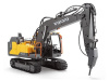 Фото Радиоуправляемый экскаватор Double Eagle Volvo EC160E 1:16 2.4G | Инномарт
