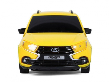 Фото Радиоуправляемая машина AUTODRIVE Lada Granta такси, 1/16, желтый, 40MHz, в/к 34*15*13,5см | Инномарт