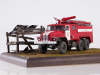 Фото Сборная модель AVD Пожарная цистерна АЦ-40 (4320) ПМ-102В, 1/43 | Инномарт