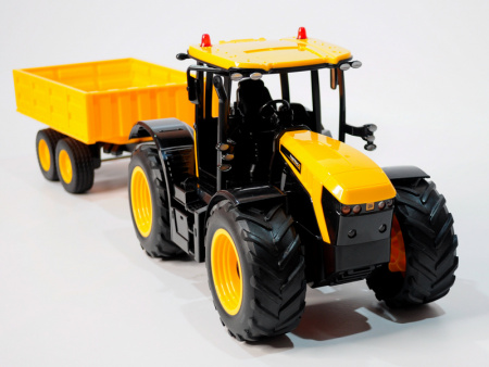 Фото Радиоуправляемый фермерский трактор с прицепом Double Eagle JCB Fastrac 4220 1/16 2.4G RTR | Инномарт